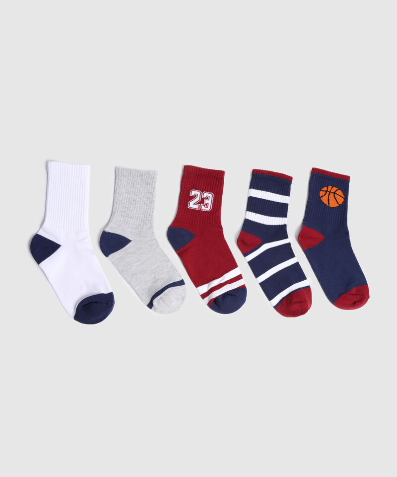 Pack x5 medias para niño