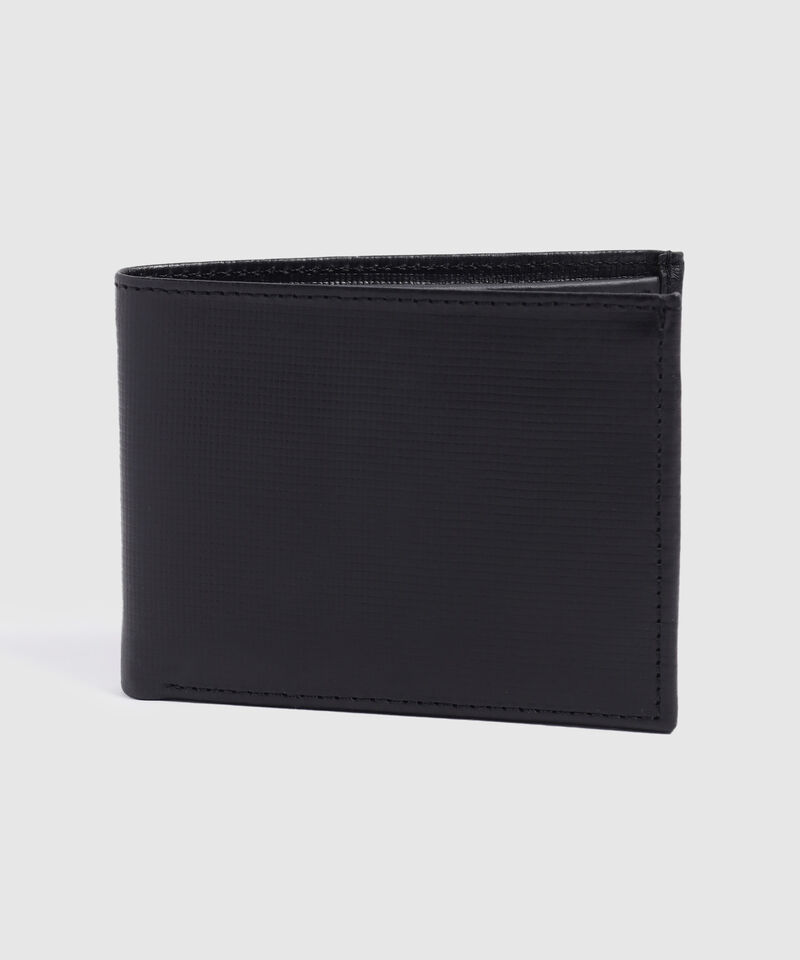 Billetera Texturizada Plegable Para Hombre