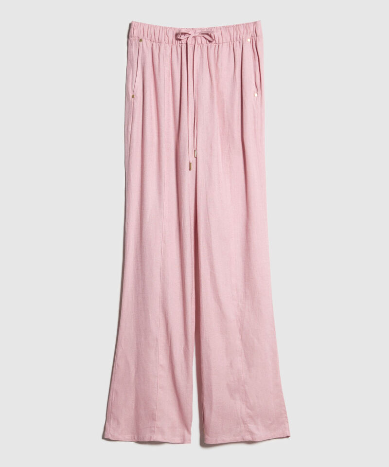 Pantalón en Efecto Lino