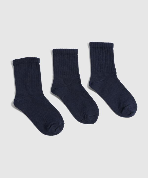 Pack X3 Medias Unicolor  image number null