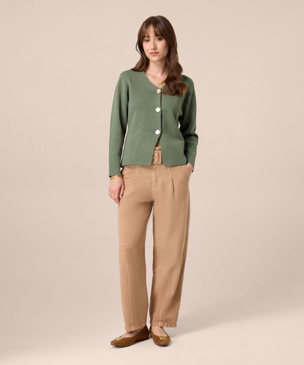 Jeans Barrel De Tiro Alto Para Mujer