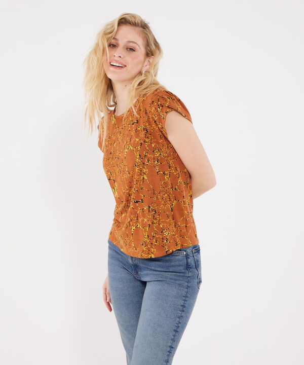 Camiseta Cuello Redondo Estampada image number null