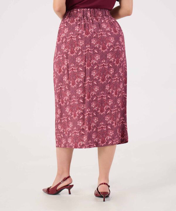 Falda Estampada Para Mujer