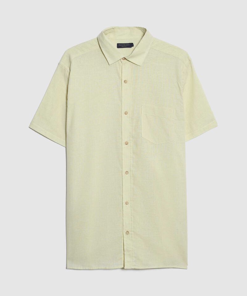 Camisa en Efecto Rústico