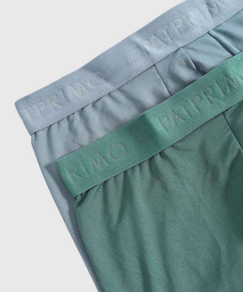 Pack X2 Boxer Para Hombre En Tejido Tipo Malla En Microfibra