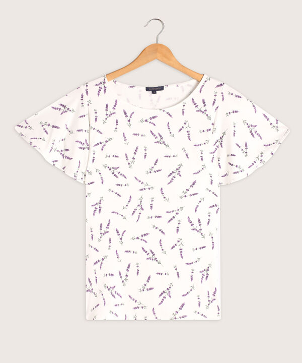Camiseta Estampada Cuello Redondo
