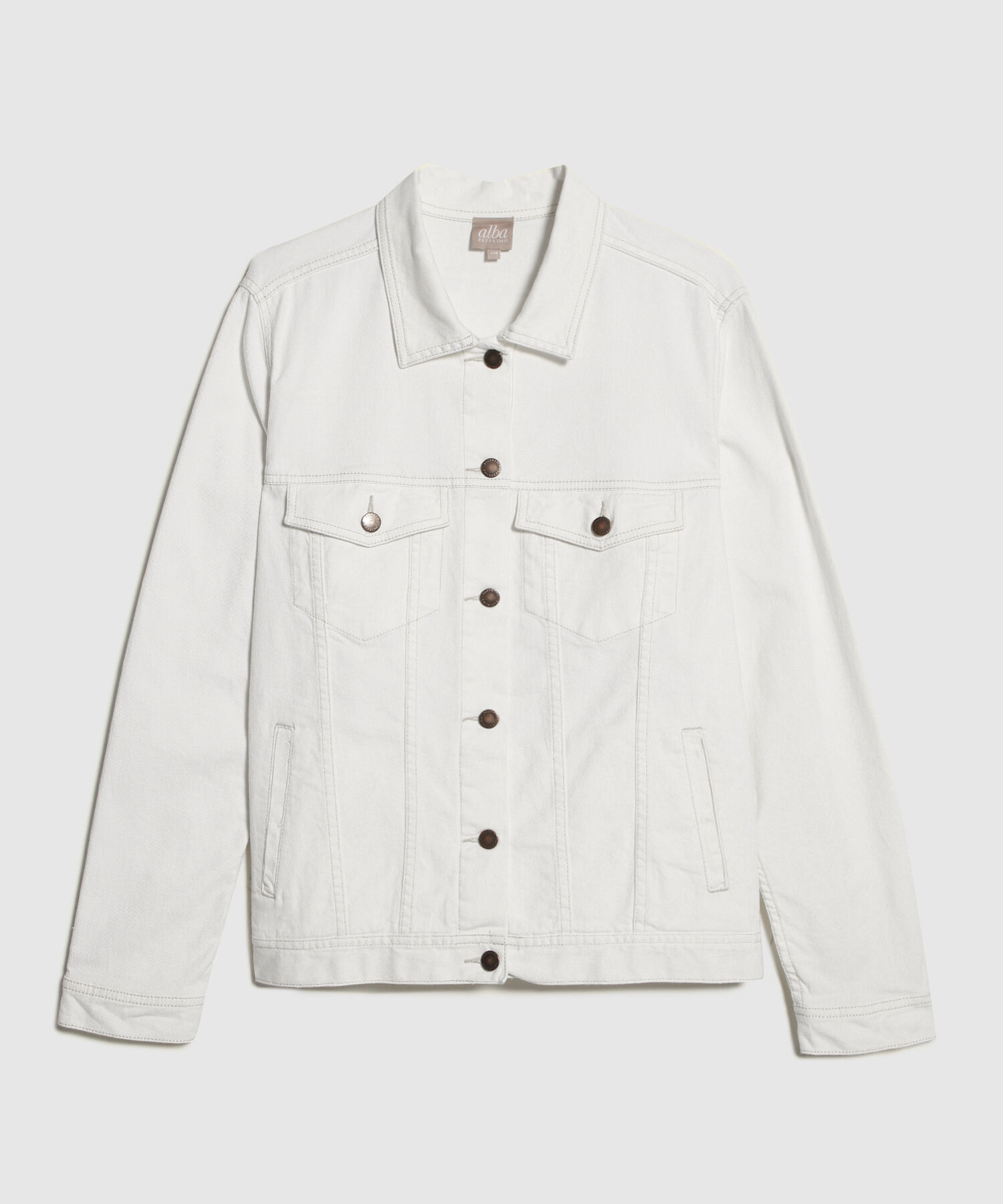 Chaqueta Clásica Tono Off Whitte