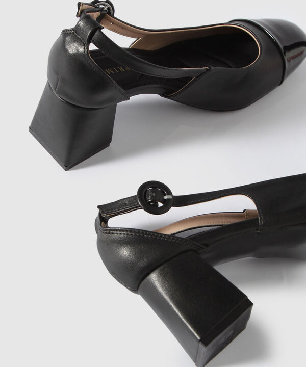 Tacones Medios Con Puntera