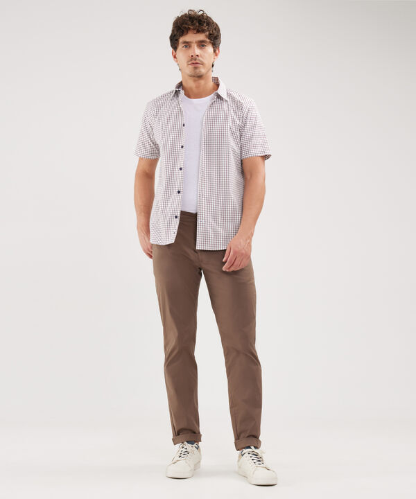 Camisa Manga Corta  Preteñida Slim Fit image number null