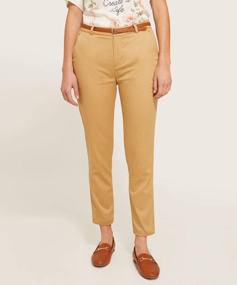 Pantalon B&aacute;sico Bolsillo Diagonal 