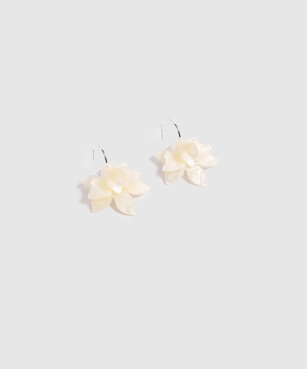 Aretes Para Mujer con Detalle Floral Grande image number null