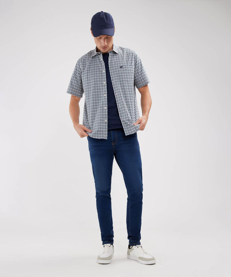 Camisa Manga Corta Cuadros
