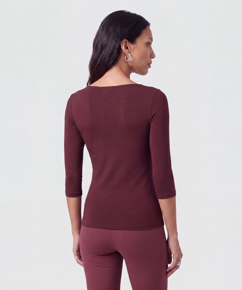 Camiseta Manga Tres Cuartos Para Mujer