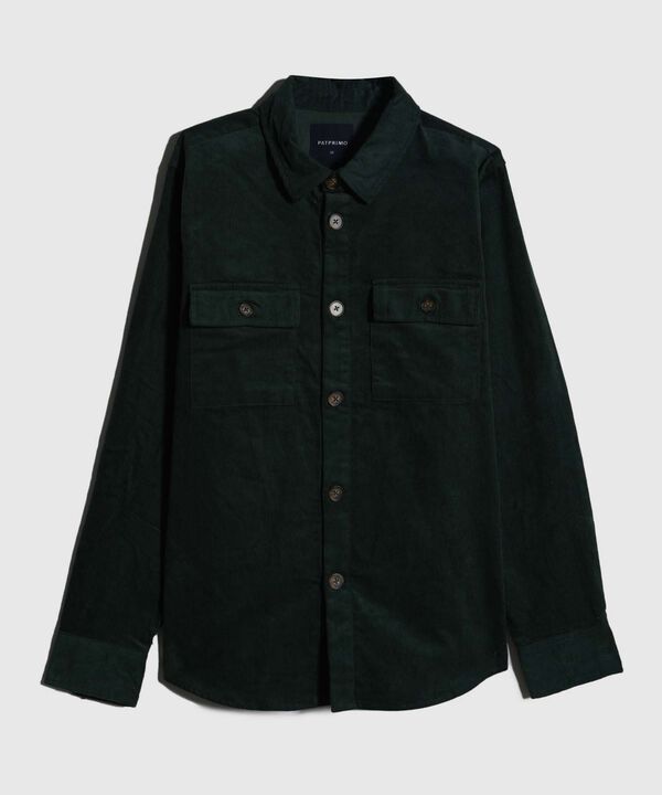Sobrecamisa en Pana