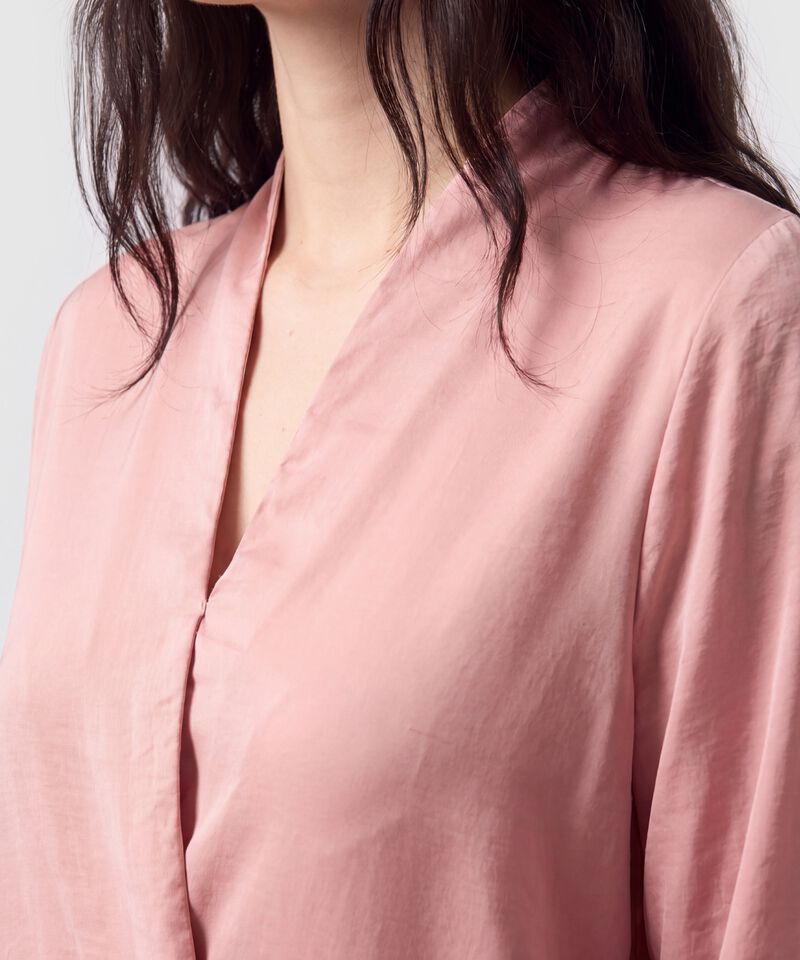 Blusa Cruzada Manga Larga Mujer