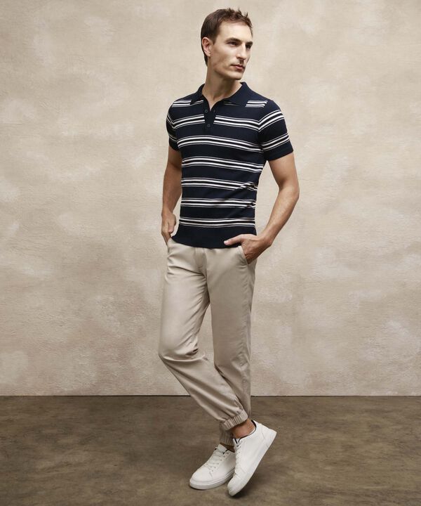 Pantalon Con Pretina Encauchada Para Hombre image number null