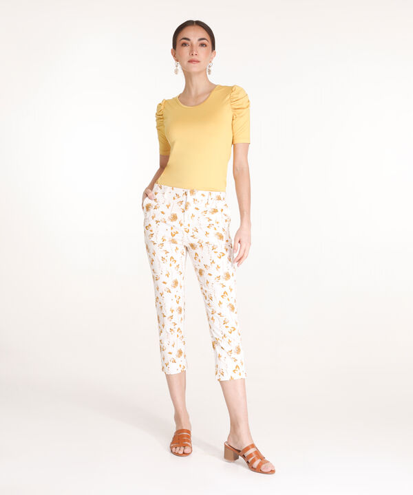 Pantal&oacute;n Capri Con Bolsillos Laterales image number null