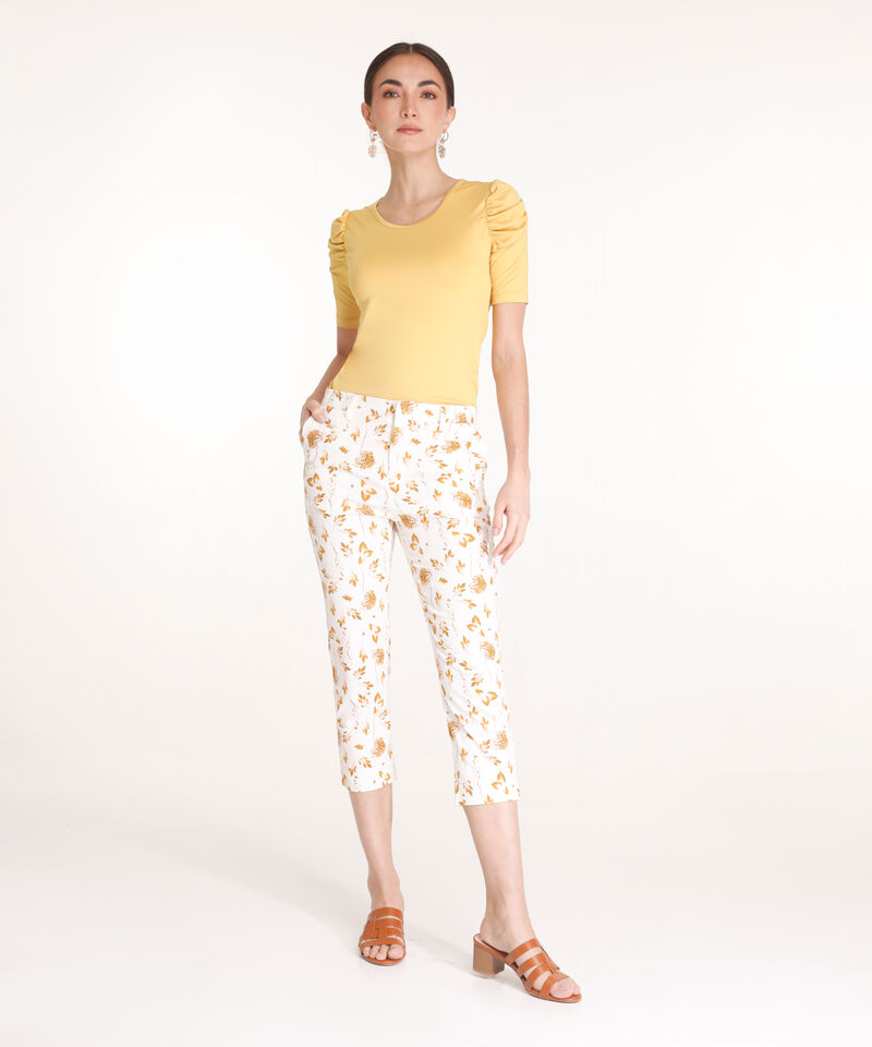 Pantal&oacute;n Capri Con Bolsillos Laterales