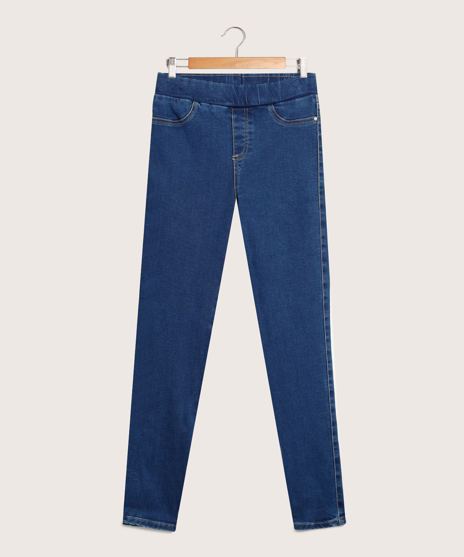 Jegging Tiro Alto con Costuras