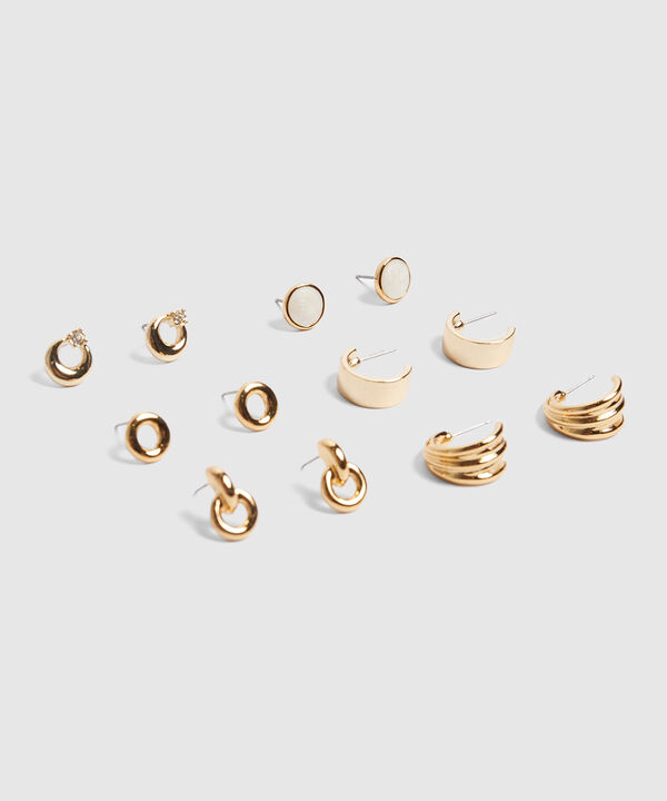 Set x 6 Aretes Dorados image number null