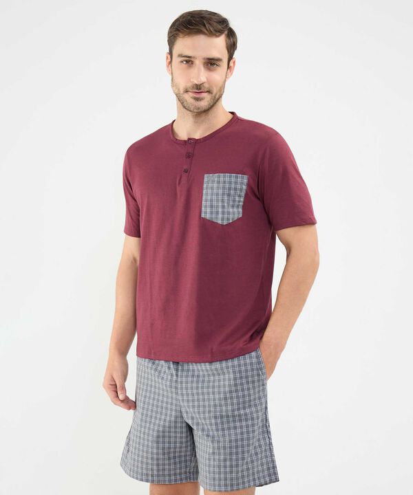 Pijama 2 Piezas Camiseta Y Short image number null