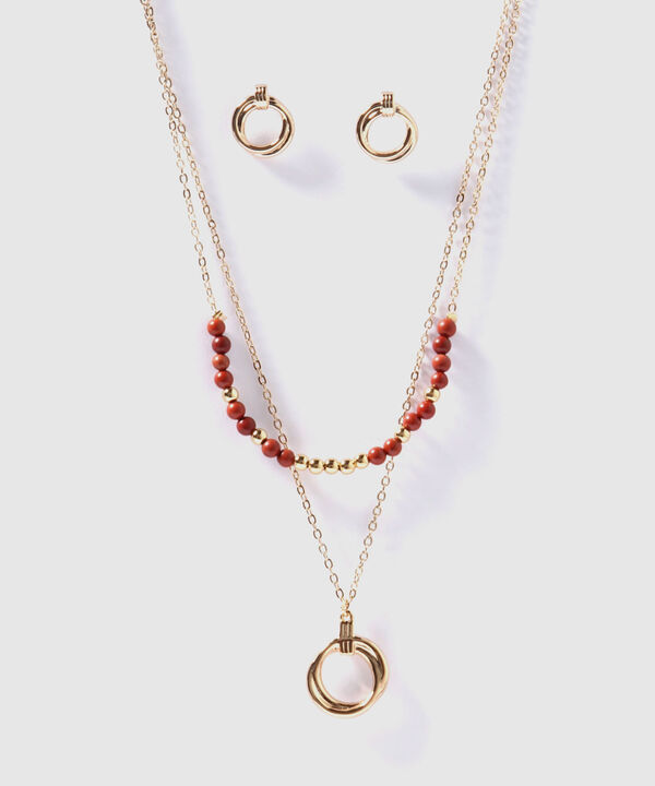 Set De Collar Y Aretes image number null