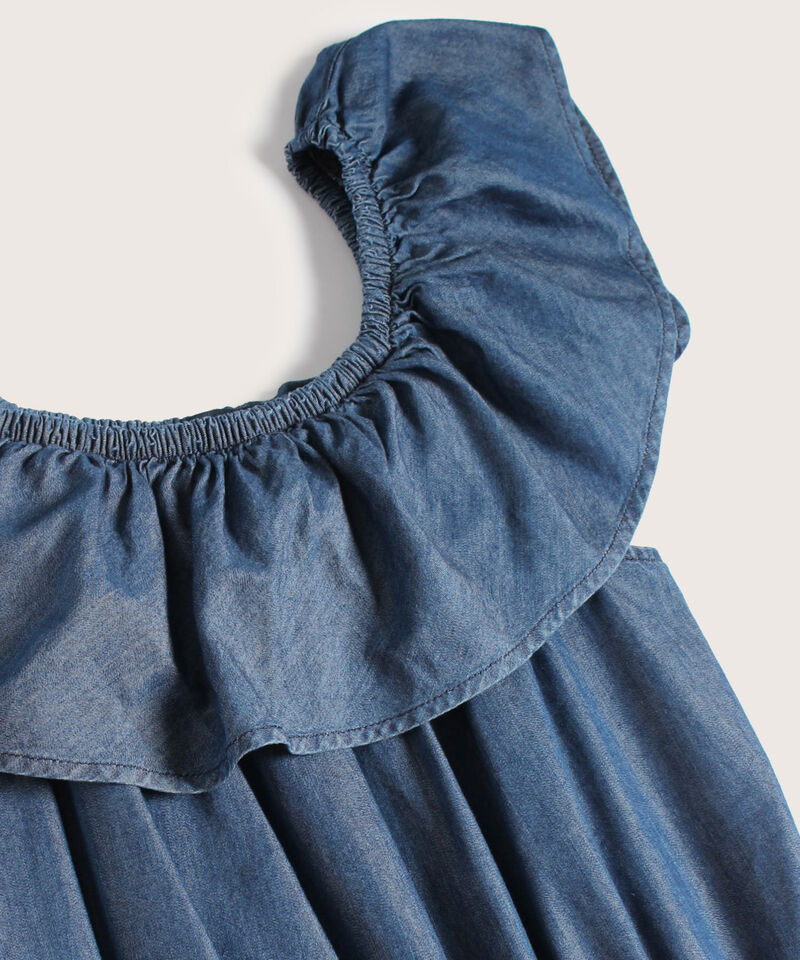 Vestido Midi Cuello Bandeja