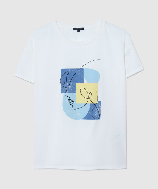 Camiseta Manga Corta Corrida Con Screen En Frente