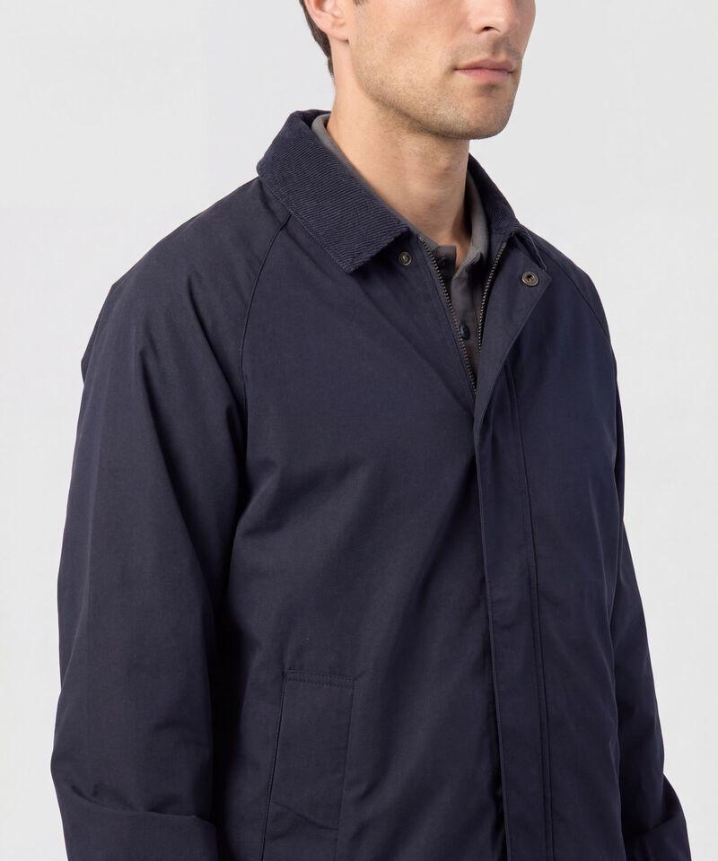 Chaqueta Harrington Con Cuello De Pana