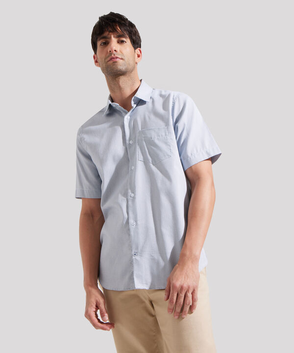 Camisa Estampada con Bolsillo image number null