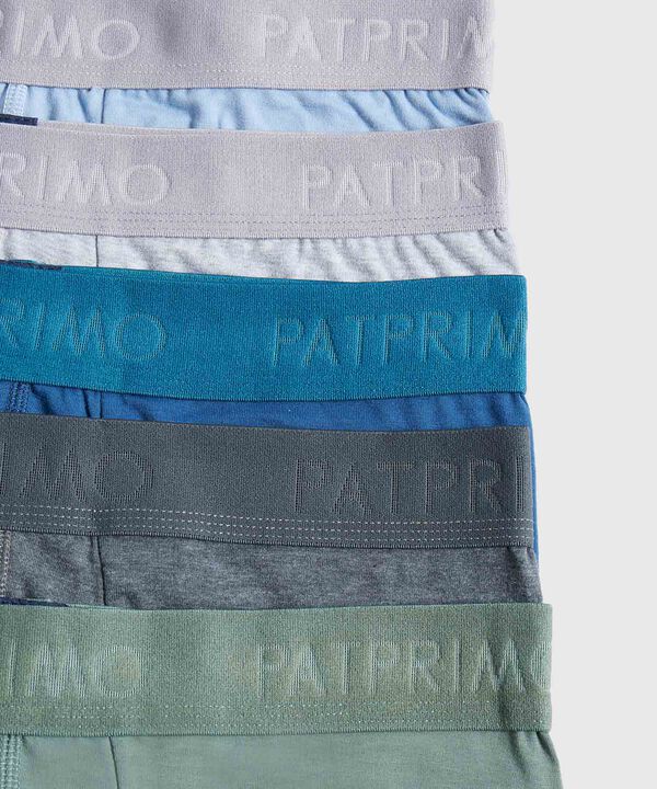 Pack X5 Boxer Medio En Algodón Unicolor