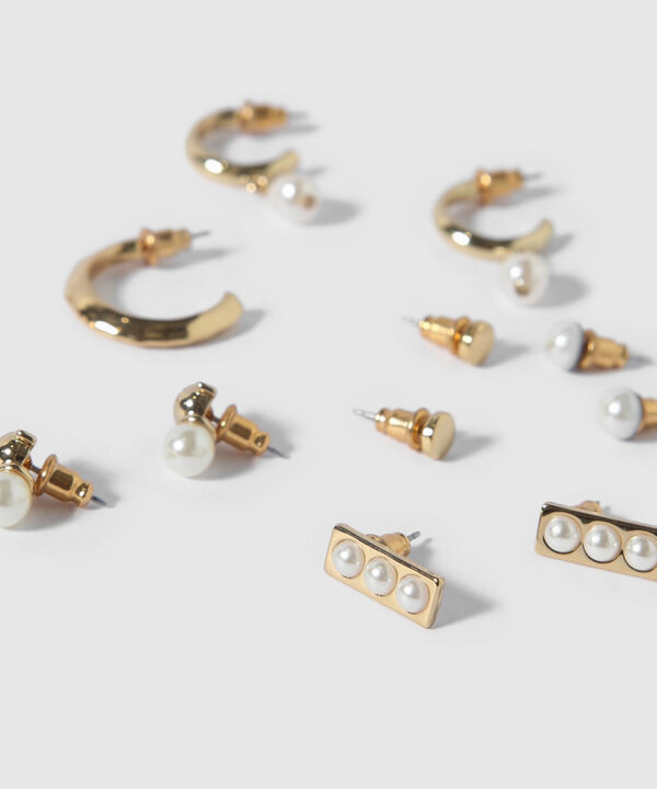 Aretes Set X 6 Pares De Aretes Ref. Kf223-0515
