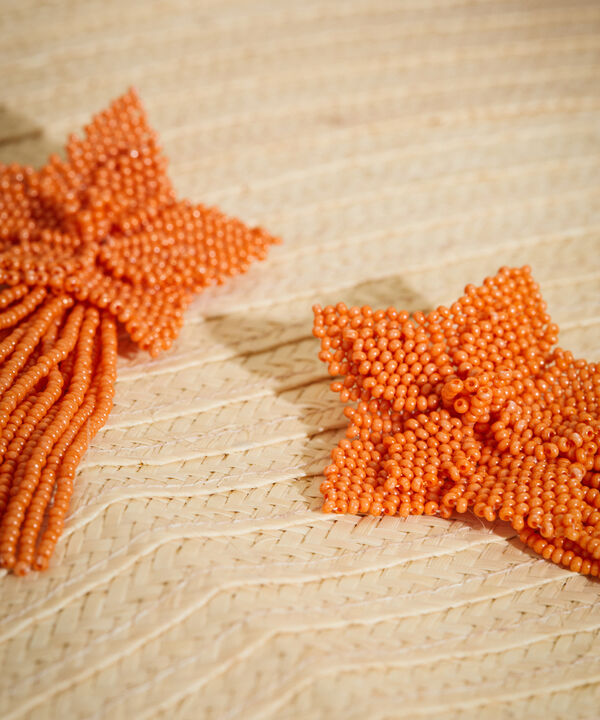 Aretes Largos De Flores