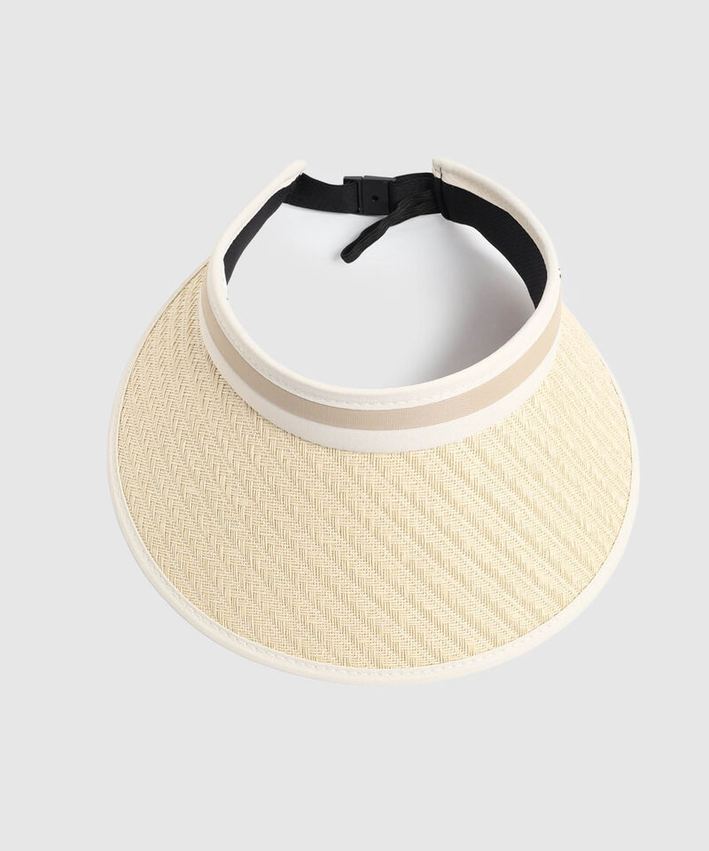 Visera Tejida Tipo Paja Para Mujer