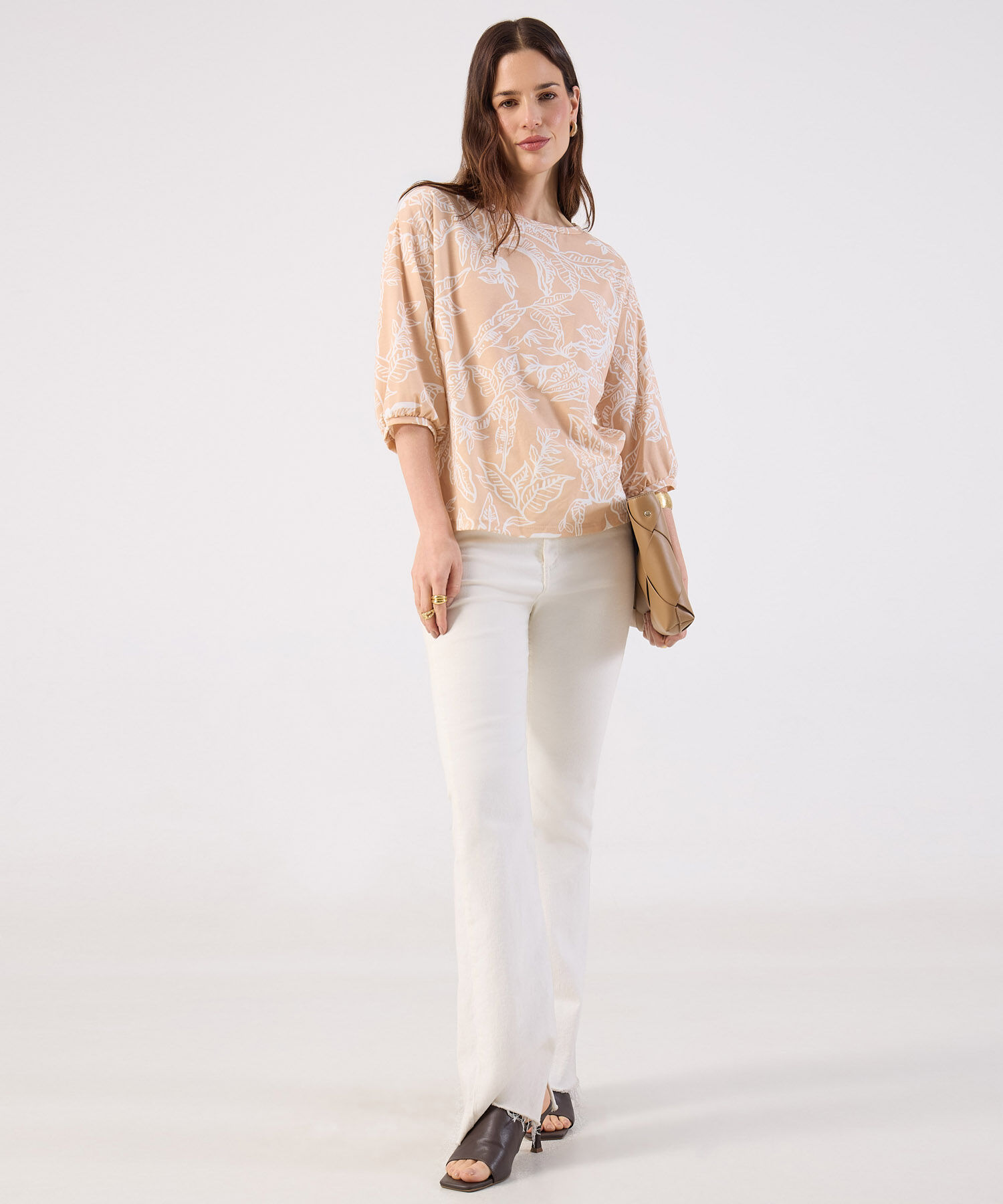 Camiseta Estampado Floral