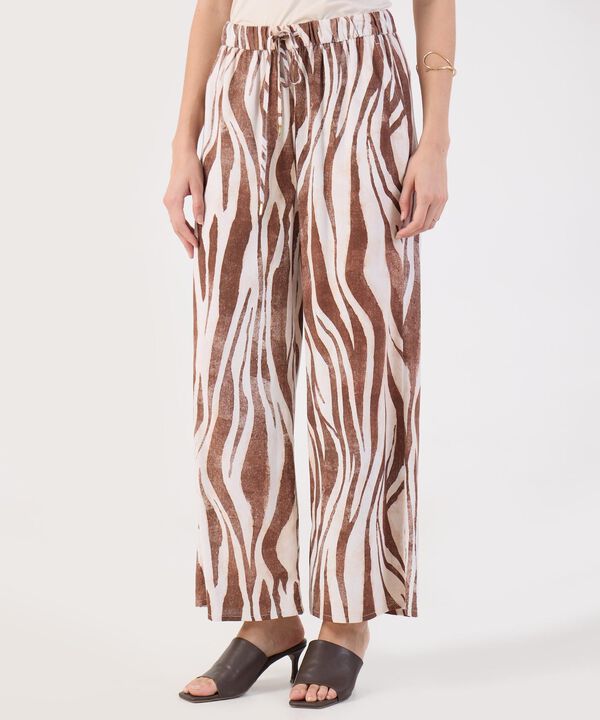 Pantalón Palazzo Estampado image number null