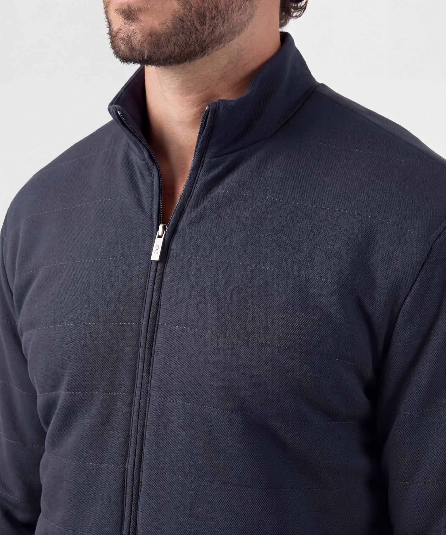 Chaqueta unicolor Acolchada para Hombre