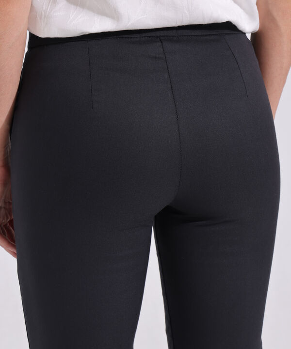 Leggings Unicolor Con Elástico Interno
