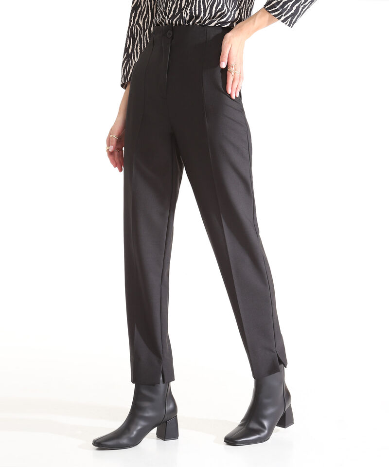 Pantalon Tiro Alto Unicolor