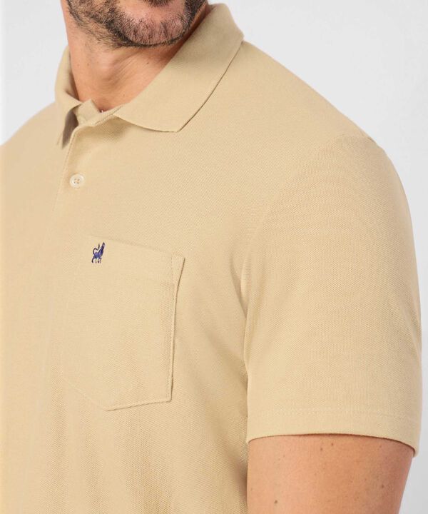 Polo Unicolor Con Bolsillo, Amarillo1, hi-res