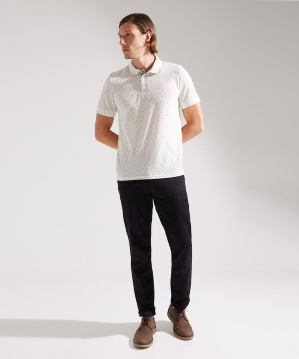 Polo Manga Corta Estampada