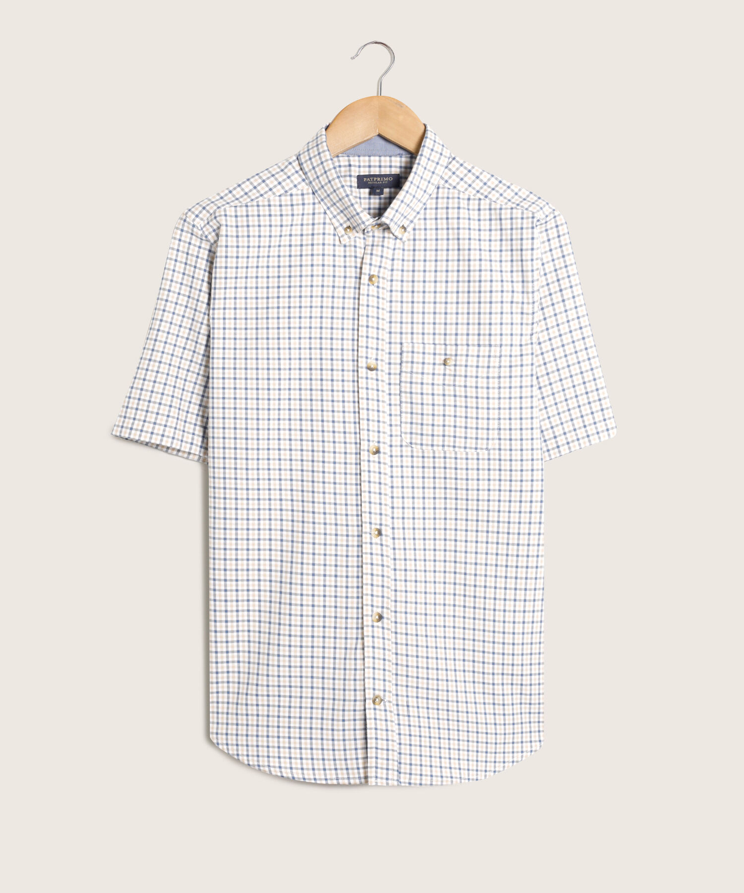 Camisa Manga Corta Preteñida