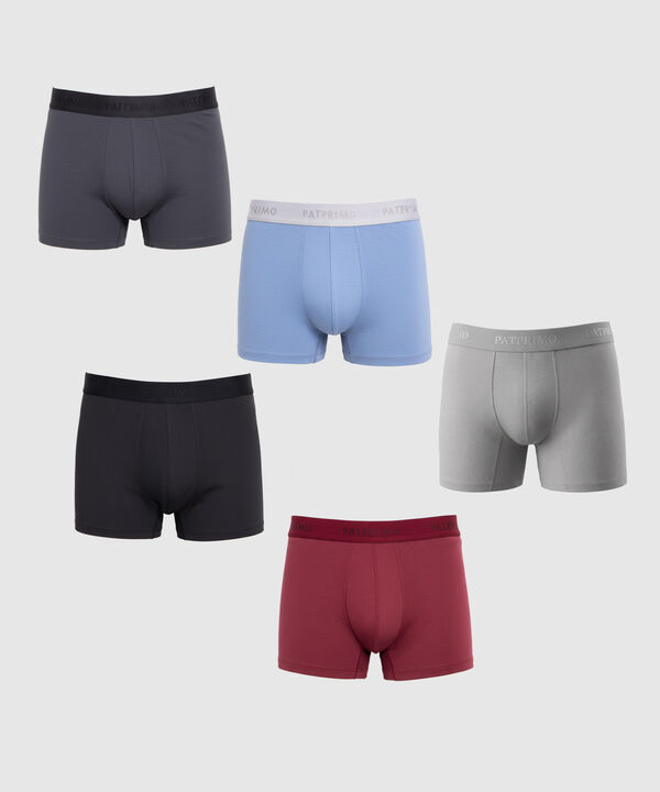 Set x5 B&oacute;xers Trunk Esenciales Para Hombre image number null