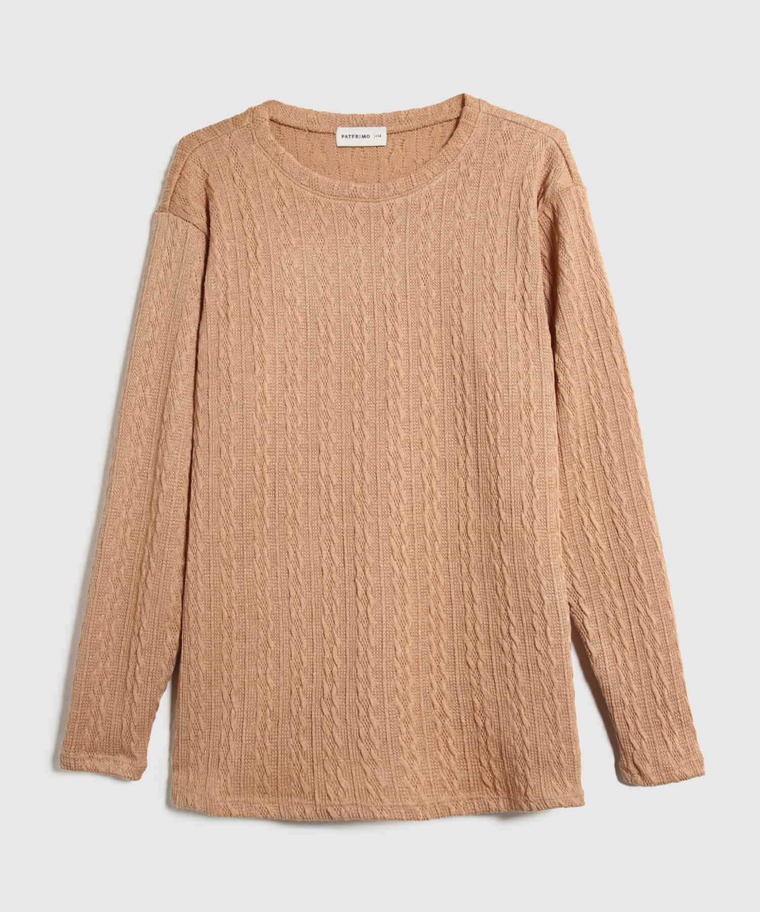 Saco Unicolor Con Textura