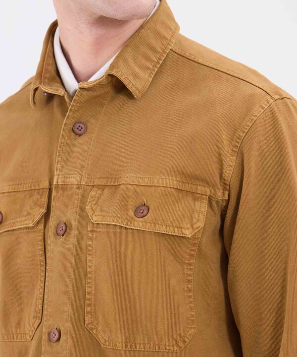 Camisa Tipo Chaqueta Unicolor image number null