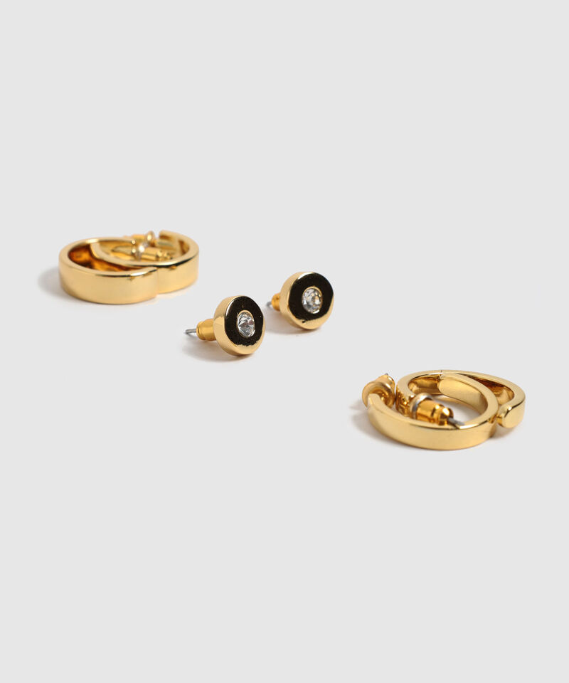 Set X3 Aretes Variados Para Mujer