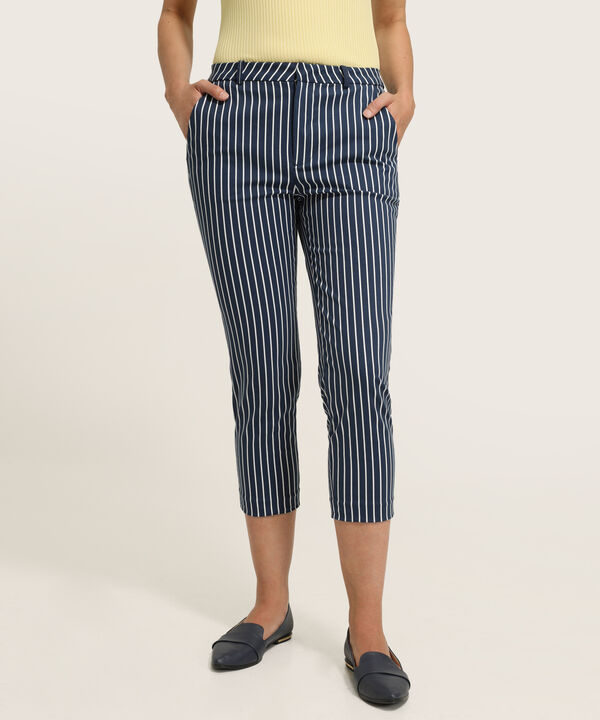Pantalón Capri a Rayas