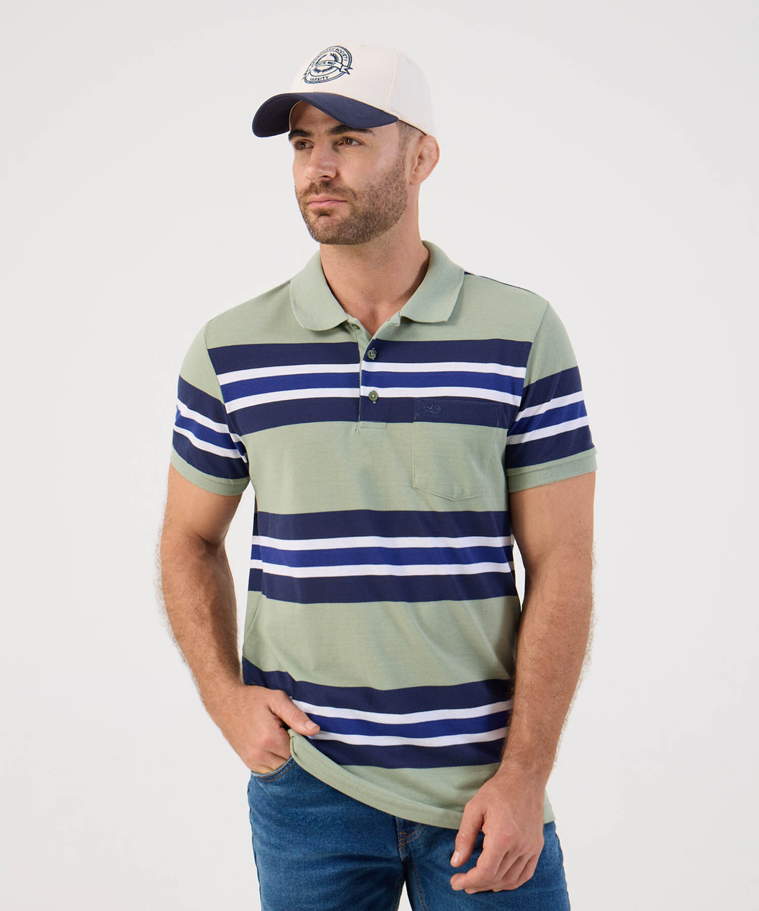 Polo Tejida Con Bolsillo