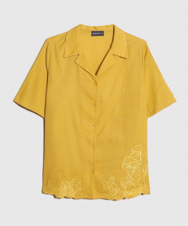 Camisa Resort con Bordado