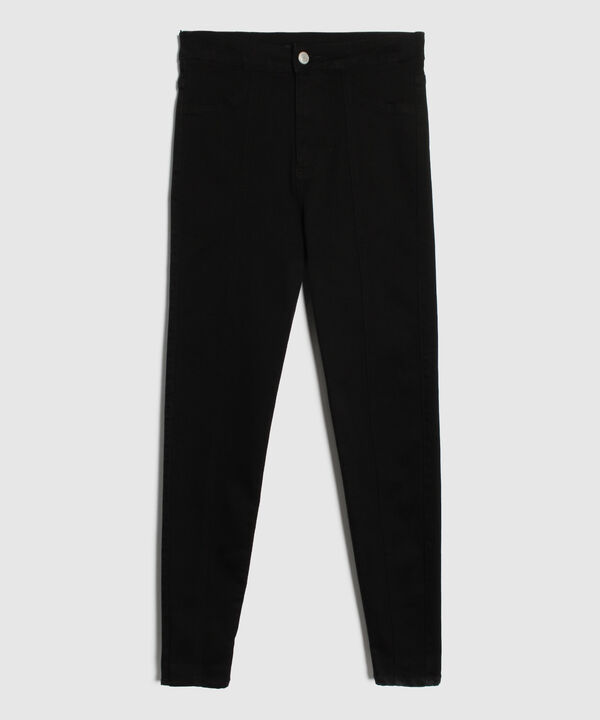 Jean Jegging Cortes Tono Negro